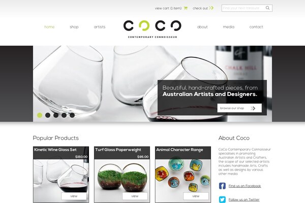 CoCo Contemporary Connoisseur online shop